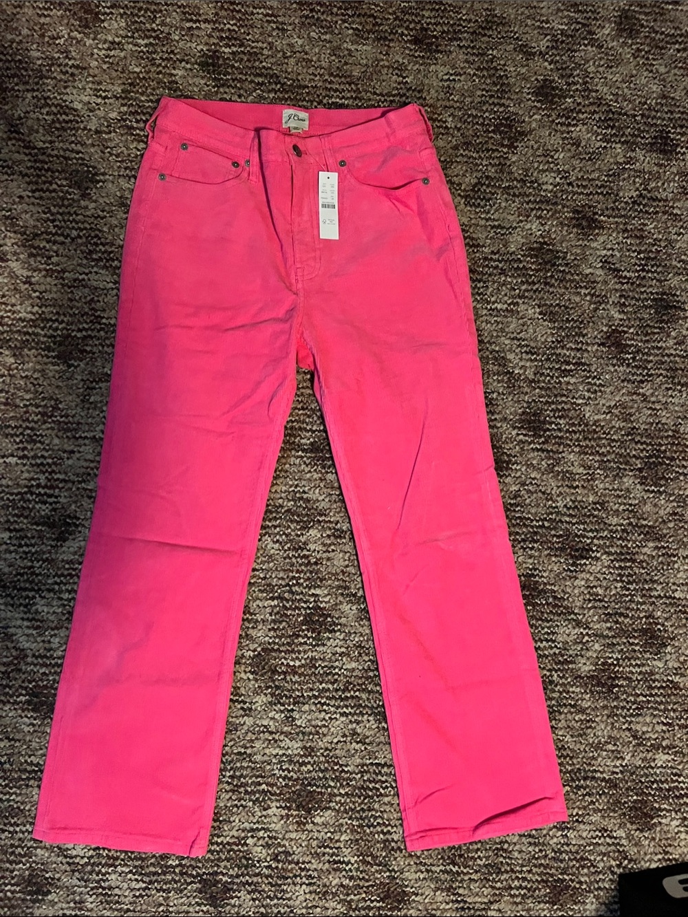 JCREW NWT Pink Corduroy pants